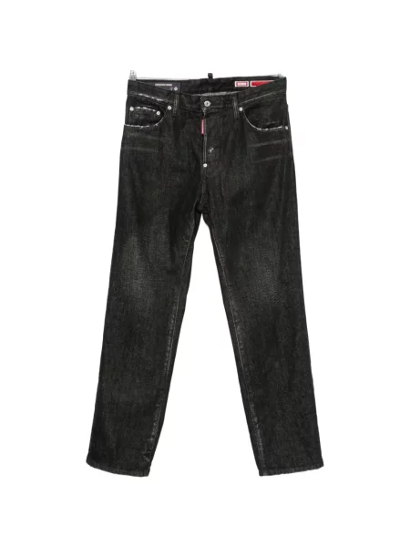 Blugi Dsquared2 zdrențuiți negru