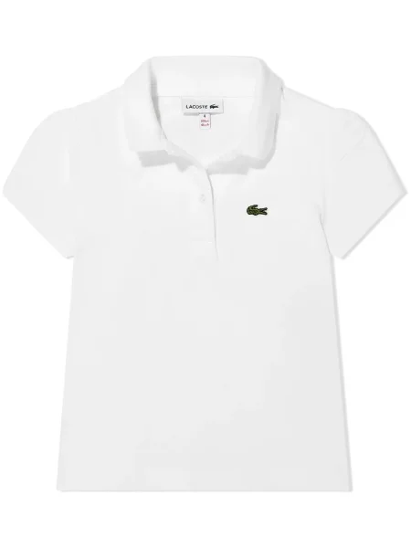 Koszulka polo dziecięca Lacoste biała
