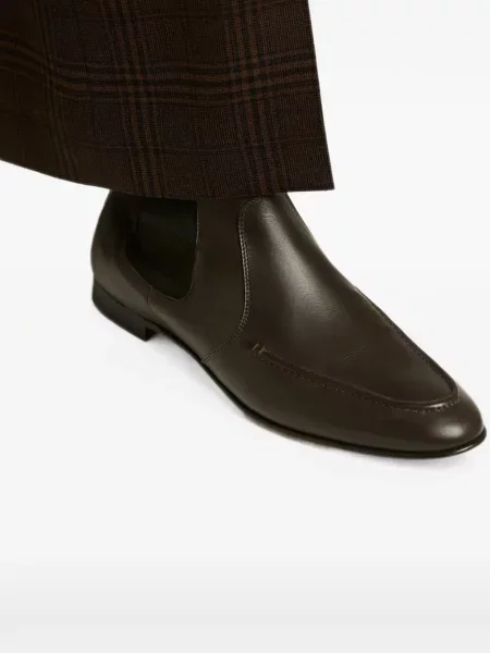 Botine chelsea Kiton din piele maro