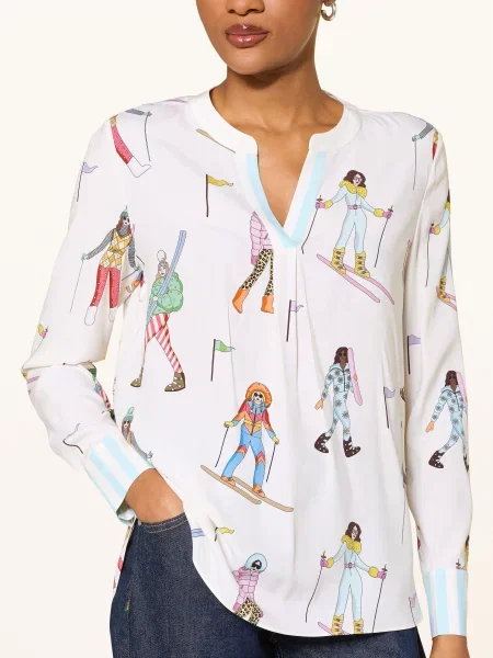 Herzen's Angelegenheit Bluzka weiss czerwona