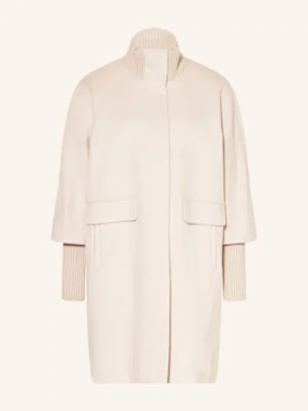 Comma Płaszcz beige beżowy