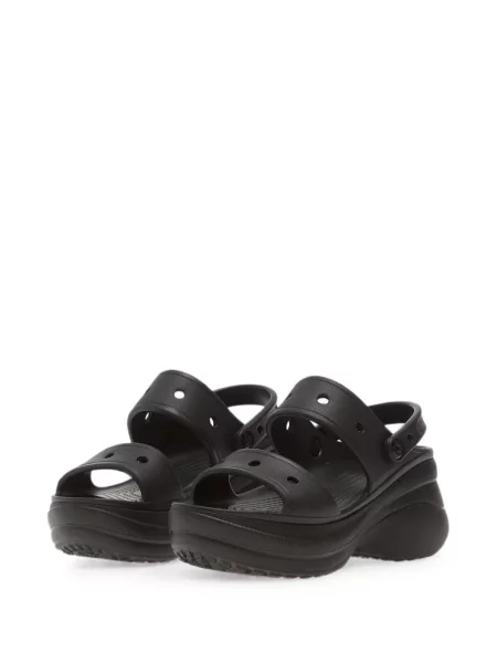 Sandale Crocs cu platformă clasici negru