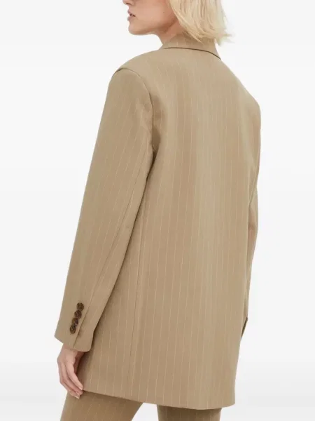 Sacou Samsøe Samsøe cu dungi maro