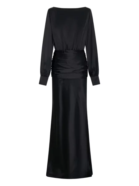 Długa sukienka maxi Nicholas garniturowa czarna