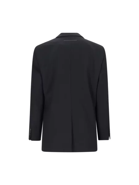 Maison Margiela marynarka z domieszką wełny czarna