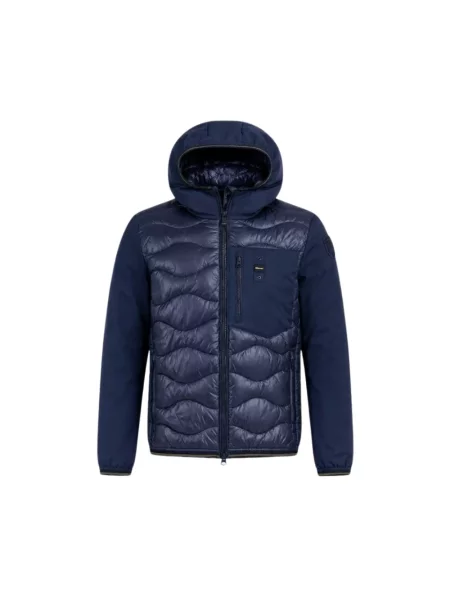 Lniana kurtka Blauer niebieska