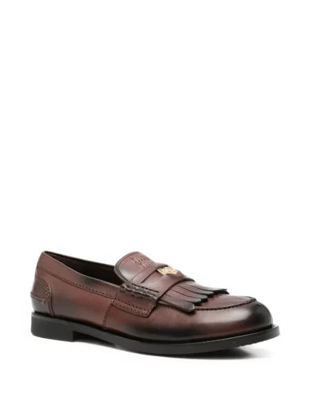 Pantofi loafer Miu Miu maro
