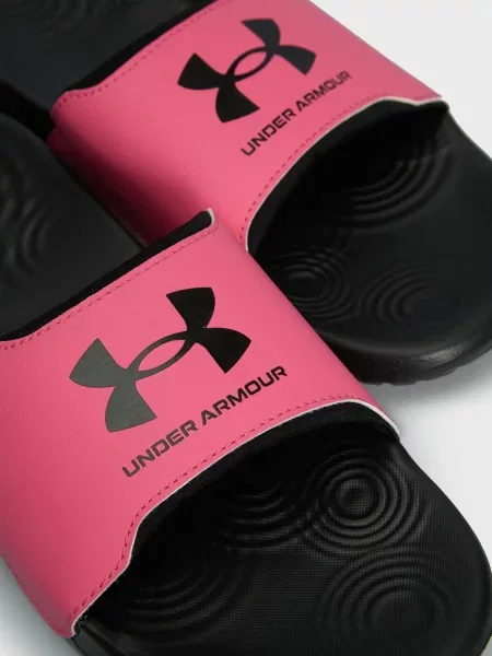 Детские шлепанцы Under Armour розовые
