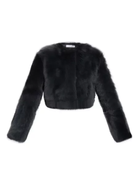 Baranica kurtka Iro o krotszym kroju czarna