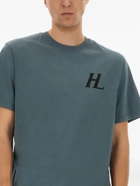 Tricou Helmut Lang cu imagine albastru