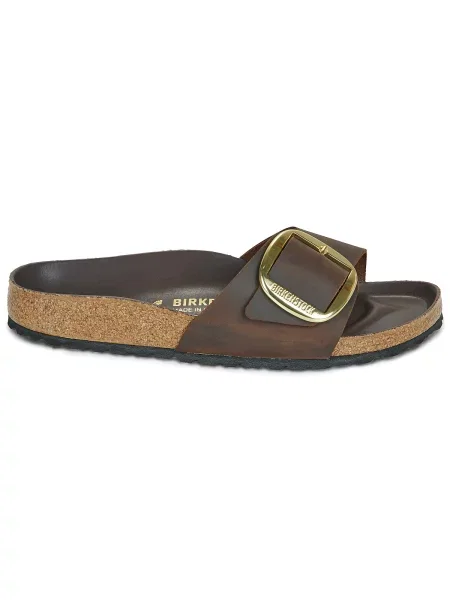 Šľapky Birkenstock s prackou hnedá