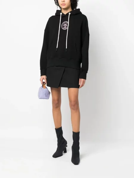 Hoodie Palm Angels με σχέδιο μαύρο