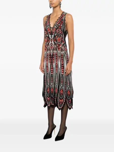 Rochie midi Roberto Cavalli negru