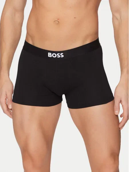 BOSS Boxer trumpikės / balta juoda