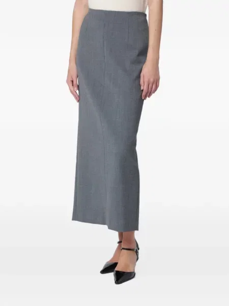 Fusta maxi Almada Label gri