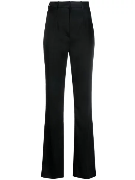 Pantaloni Nanushka din satin negru