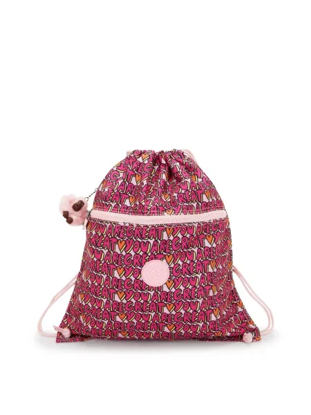 KIPLING Batoh Supertaboo světle / tmavě růžová