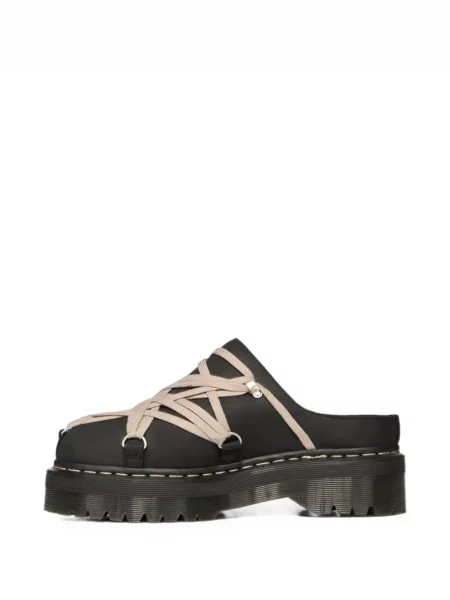 Papuci tip mules Rick Owens negru