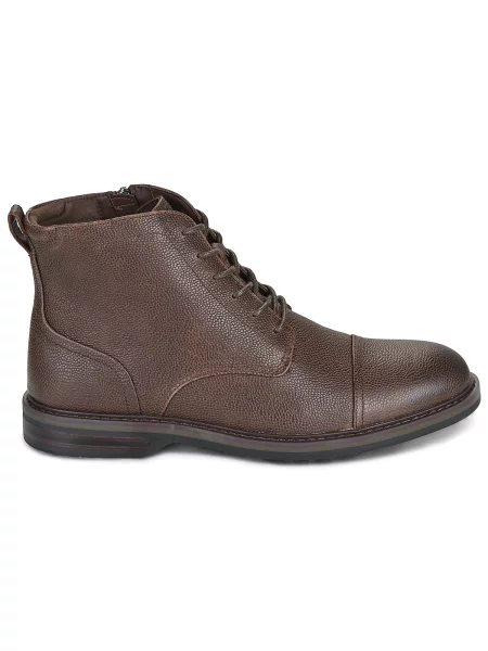Šnurovacia šiltovka Clarks hnedá