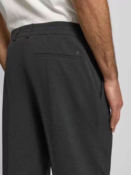 Spodnie szerokie o kroju regular fit z dodatkiem S.oliver Black Label