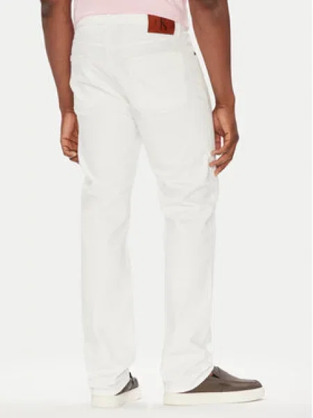 Jeansy Calvin Klein Jeans bílé