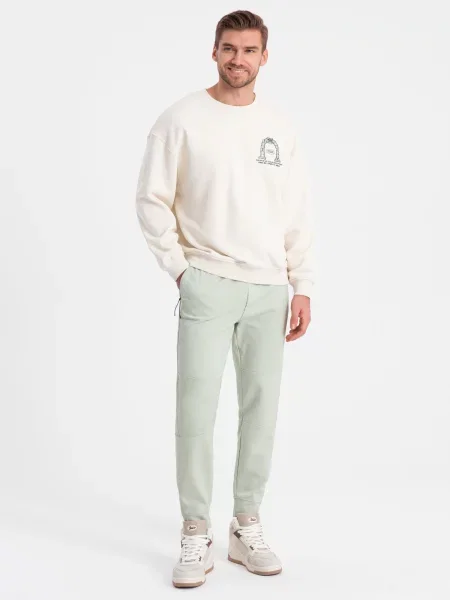 Tepláky Ombre šedý