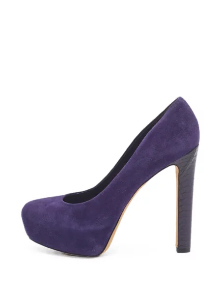 Pantofi cu toc Brian Atwood cu platformă violet