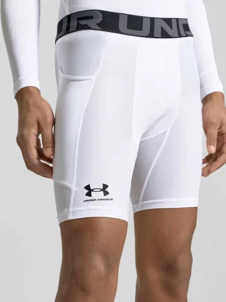 Spodenki sportowe Under Armour z autografem białe