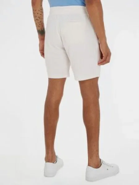 Tommy Hilfiger Pantaloni scurți Heavyweight Knits alb