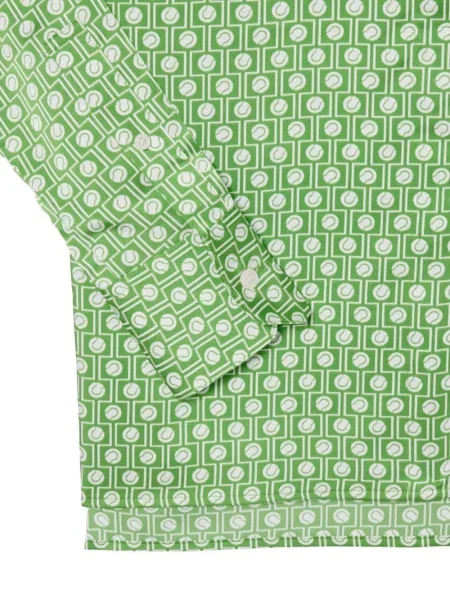 Ing Lacoste nyakkendővel zöld
