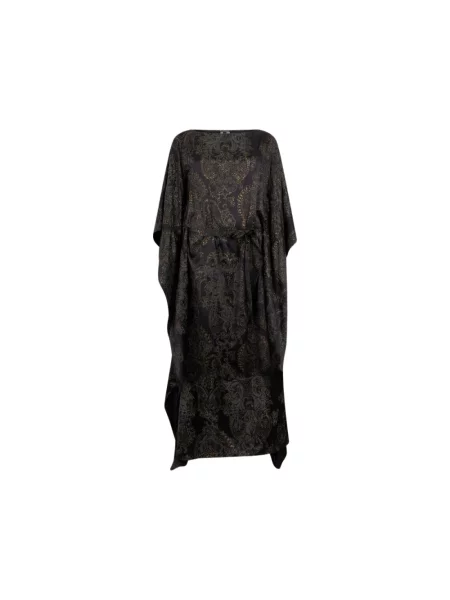 Sukienka Roberto Cavalli z nadrukiem czarna