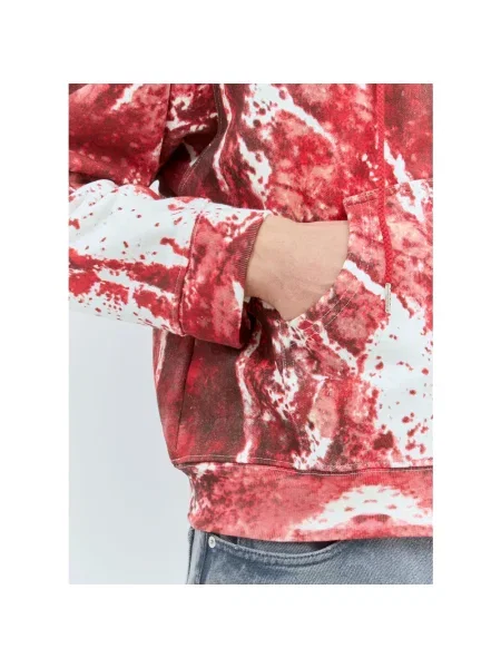 Bluza z kapturem Demmo z kapturem czerwona