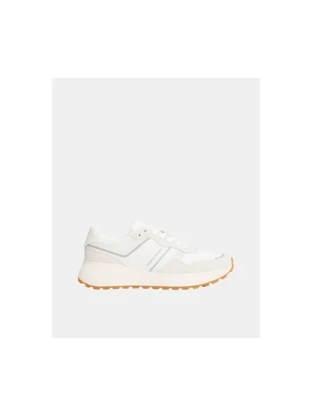 Dámske topánky Tommy Jeans Cleated Runner ecru biela