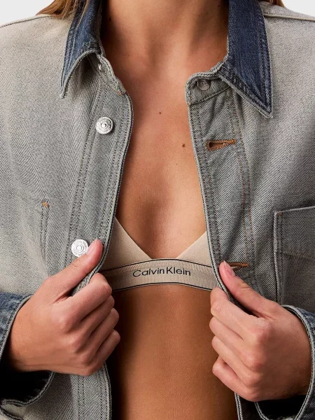 Джинсовая куртка Calvin Klein Jeans серая