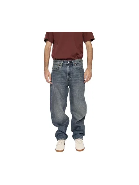 Levi's jeansy LOOSE STRAIGHT niebieskie