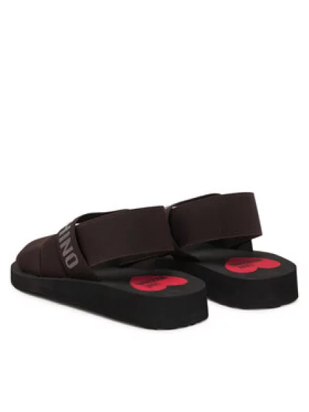 LOVE MOSCHINO Sandali rjava