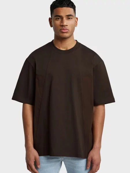 Футболка G-star Raw a-силуэта коричневая