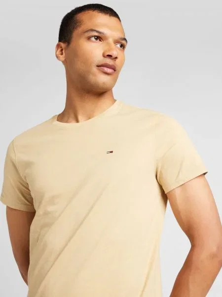 Tommy Jeans Tričko / tmavomodrá / červená / biela béžová