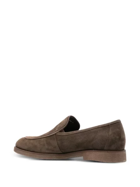 Szarvasbőr slip on loafer Alberto Gozzi barna