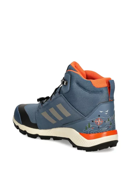 Pantaloni Adidas Campus cu șireturi cu dungi din dantelă roșu