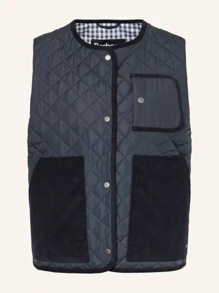 Barbour Steppovaná Vesta Thulby tmavě modrá