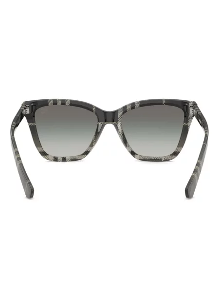 Sunčane naočale Burberry Eyewear karirane siva