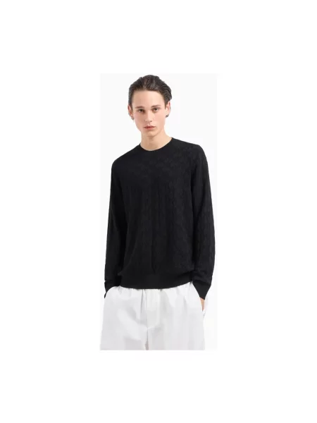 Sweter Armani Exchange czarny