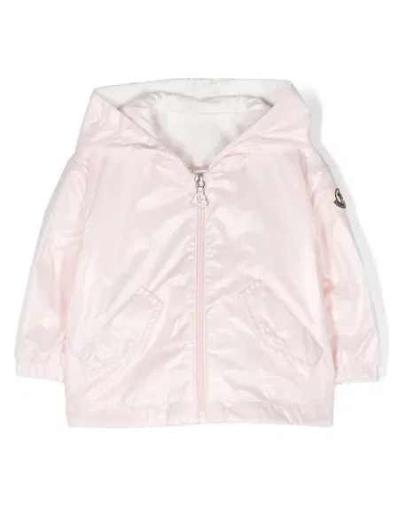 Kurtka dziecięca Moncler Enfant różowa