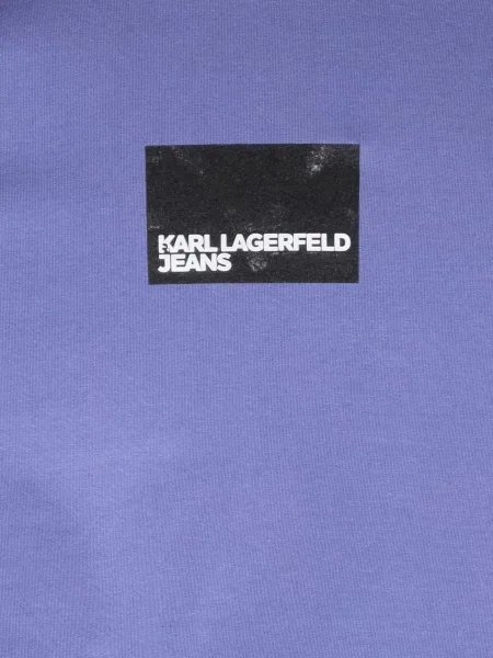 Футболка Karl Lagerfeld Jeans синій