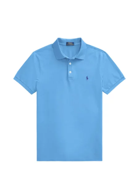 Tricou polo Polo Ralph Lauren cu broderie albastru