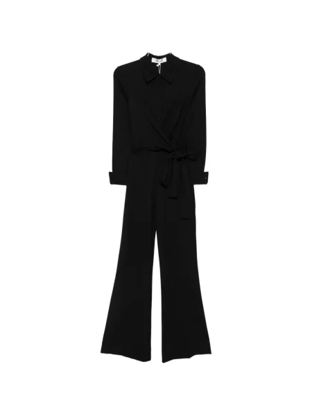 Lung salopetă Dvf Diane Von Furstenberg plic negru