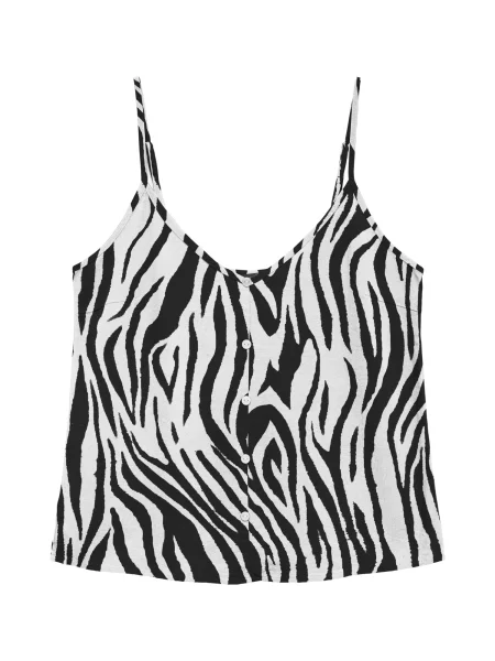 VERO MODA Top VMMYMILO gri deschis negru