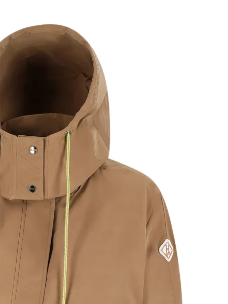 Jachetă cu glugă Herno cu glugă maro