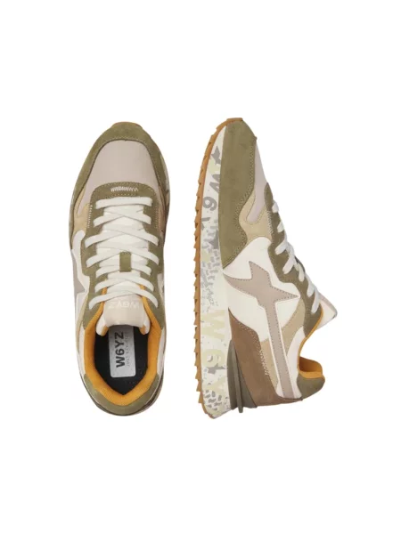 Sneakersy W6yz zamszowe zielone